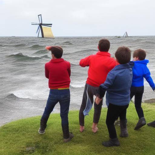 Activités familiales près des moulins à vent des Pays-Bas: jeux et aventures champêtres