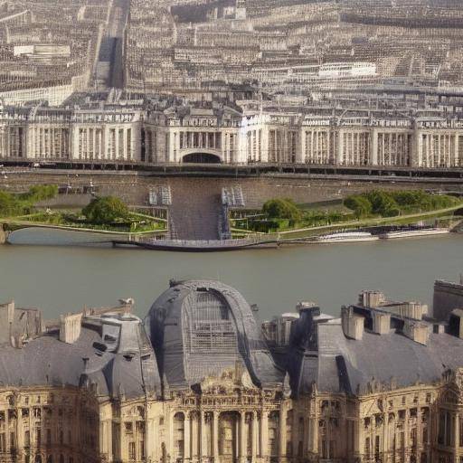 Architecture Near Paris' Viewpoints: Historic and Modern Monuments