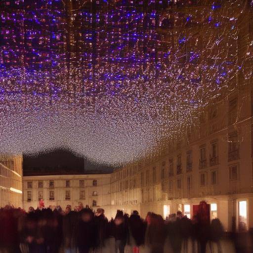 Art contemporain au festival des lumières de Lyon: installations et expositions visuelles