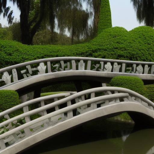 Art in the gardens of Suzhou: sculptures, bridges, and floral art