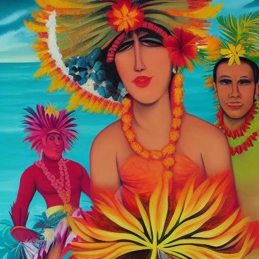 Art au luau hawaïen: expressions visuelles et artistiques de la Polynésie