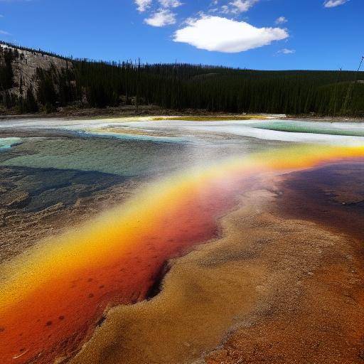 Art naturel à Yellowstone: inspiration dans les paysages et la faune