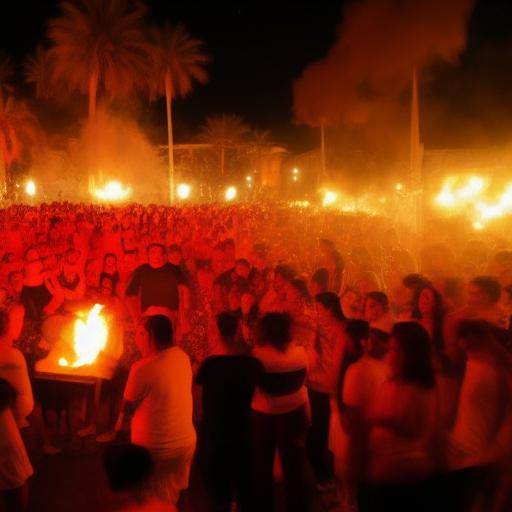 Art during the Night of San Juan: bonfires, dances, and popular celebrations