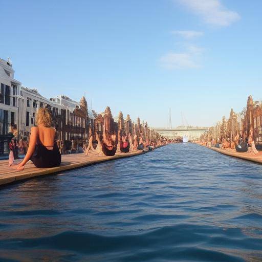 Bien-être dans les canaux d'Amsterdam: yoga et méditation avec vue sur l'eau