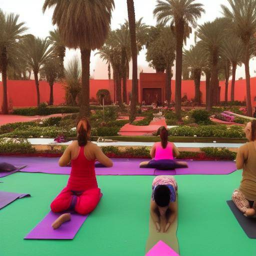 Wohlbefinden in Marrakesch: Yoga und Meditation in den Gärten der roten Stadt