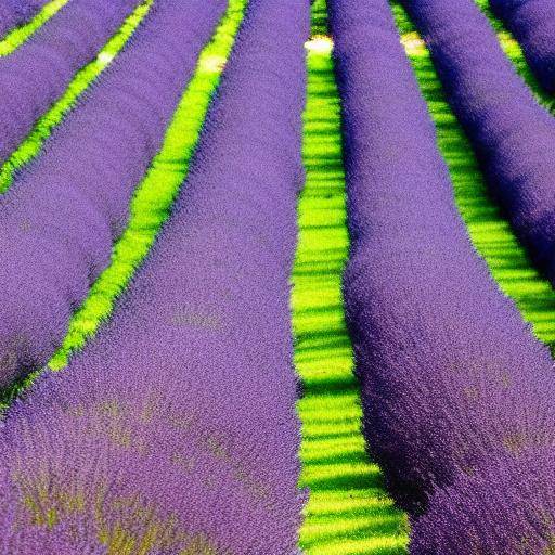 La biodiversité dans les champs de lavande en Provence: insectes, fleurs et fragrances