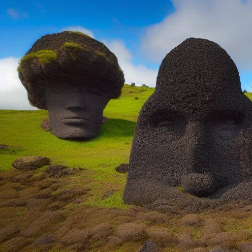 Moai de l'île de Pâques: découvrez les mystères de ces gigantesques statues