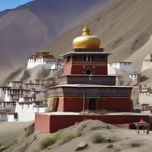 8 Monastères Tibétains au Ladakh avec Vue sur l'Himalaya