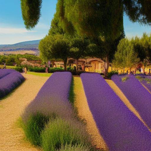 Détente dans les champs de lavande en Provence: marchés provençaux et gastronomie locale