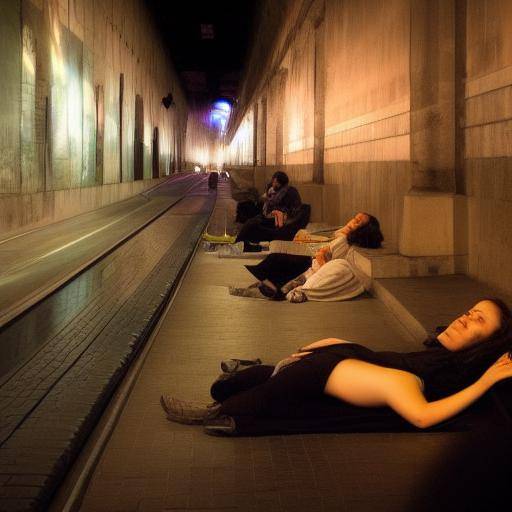 Détente après l'exploration de l'art urbain à Berlin: musique électronique et vie nocturne dans les clubs underground