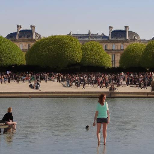 Détente après la visite du Musée d'Orsay: promenades dans les jardins des Tuileries