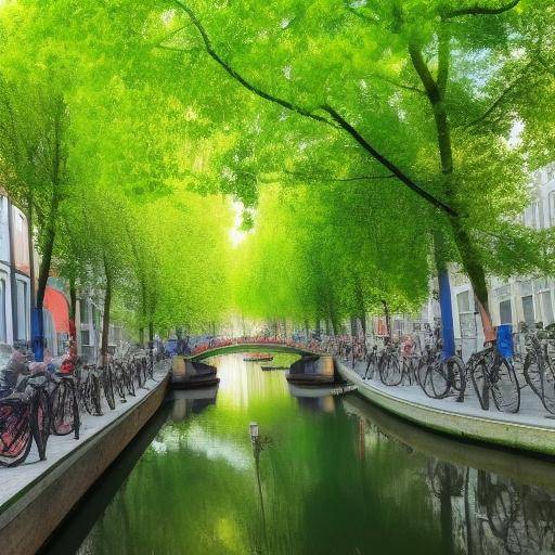 Relax después de visitar el Museo Van Gogh en Ámsterdam: paseos en bicicleta por los canales