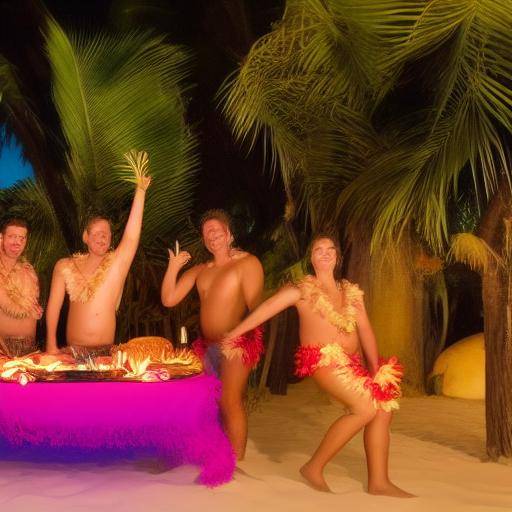 Détente au luau hawaïen: bien-être et massages sous les étoiles