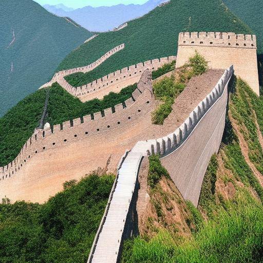 La route de la Grande Muraille de Chine: histoire en pierre