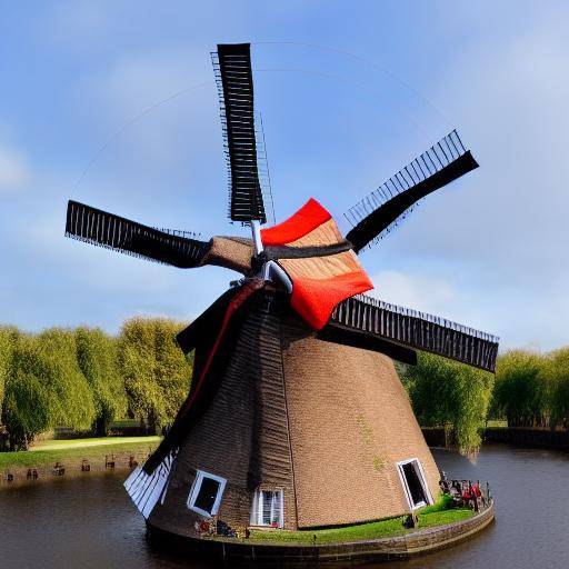 Route des moulins à vent en Hollande: tradition et beauté