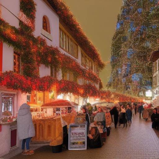 Routes de Noël en Allemagne: villes et marchés