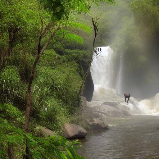 La vie sauvage près des chutes Murchison: safaris et observations animales